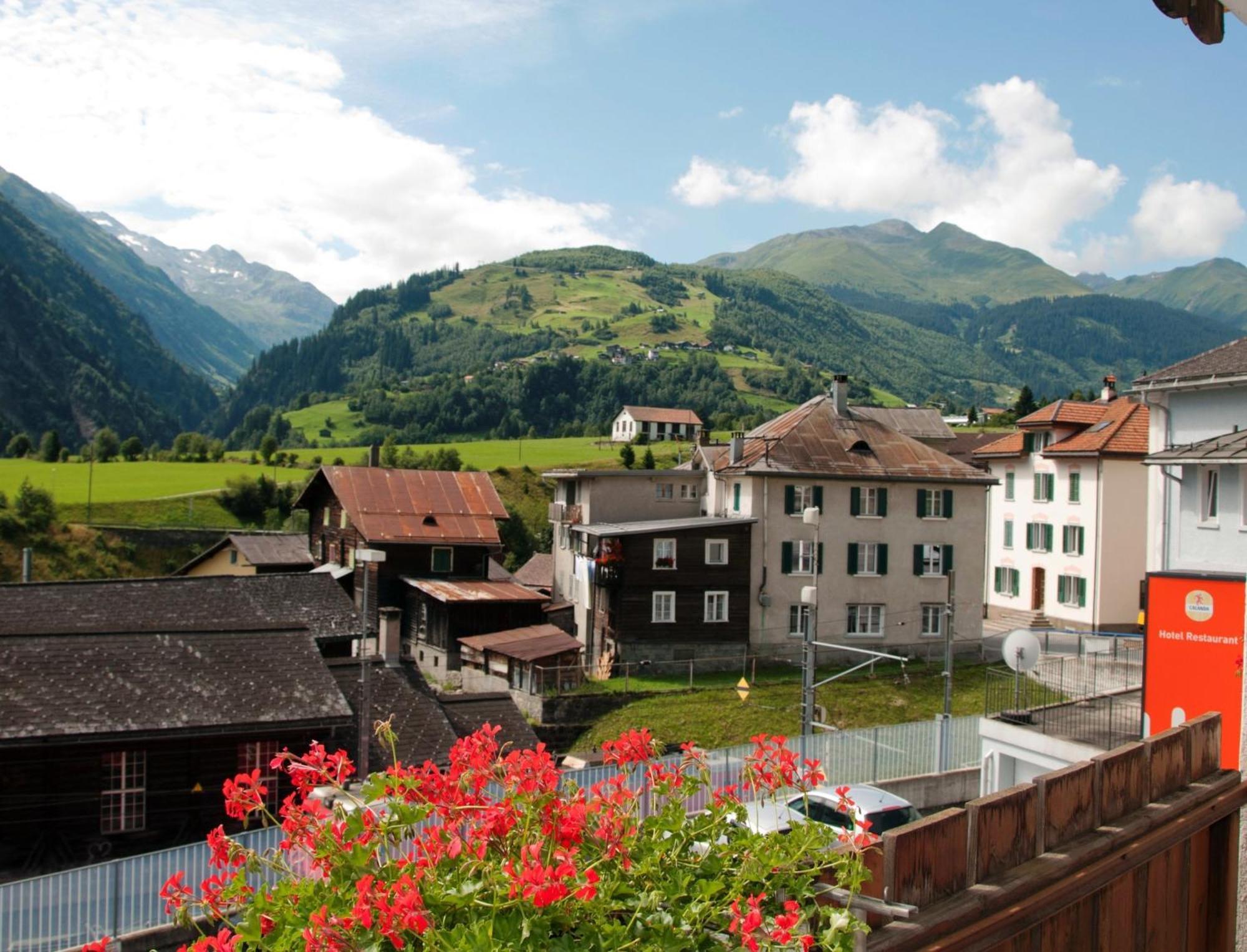 Hotel Restaurant La Furca Disentis Dış mekan fotoğraf