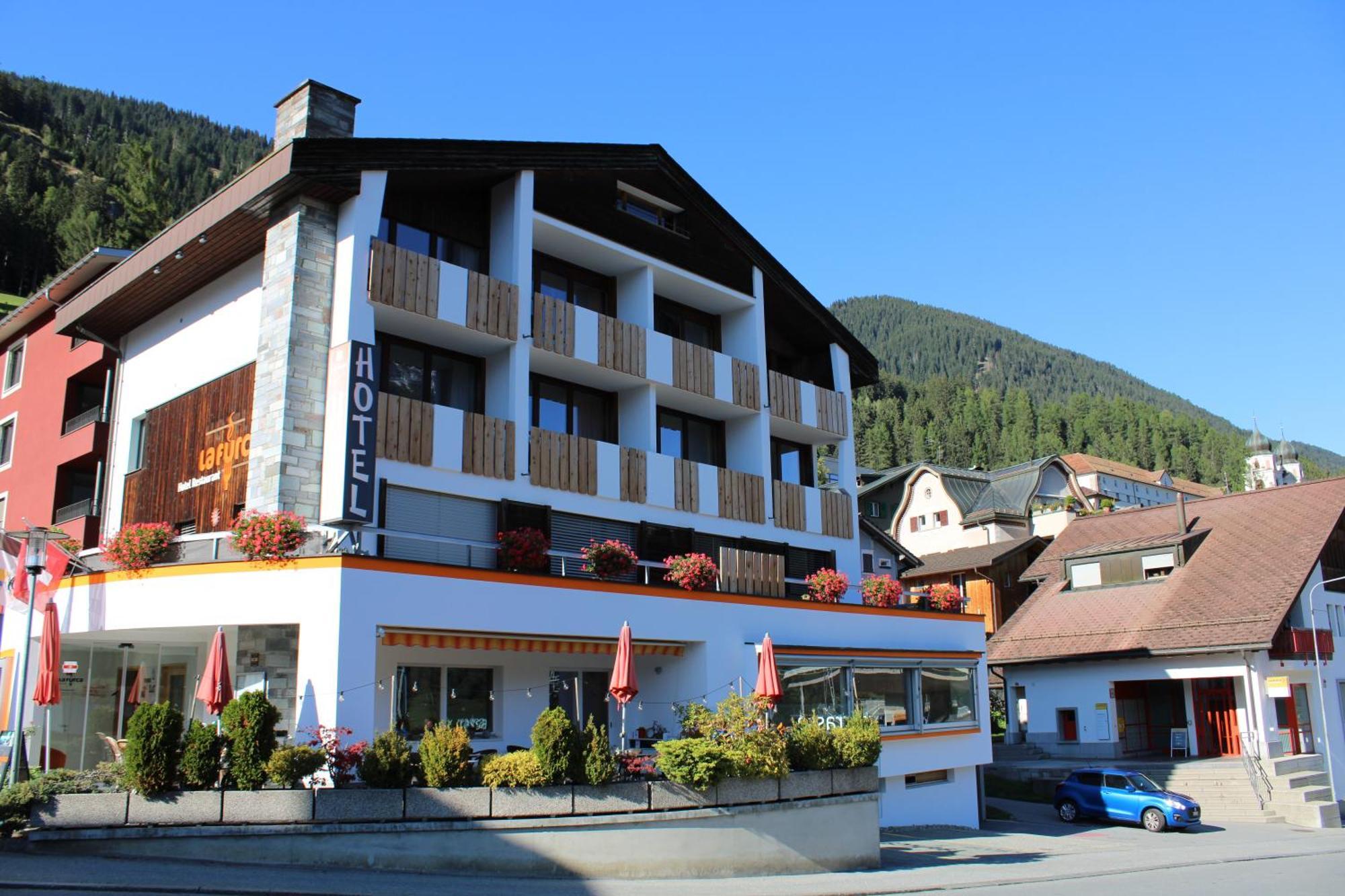 Hotel Restaurant La Furca Disentis Dış mekan fotoğraf