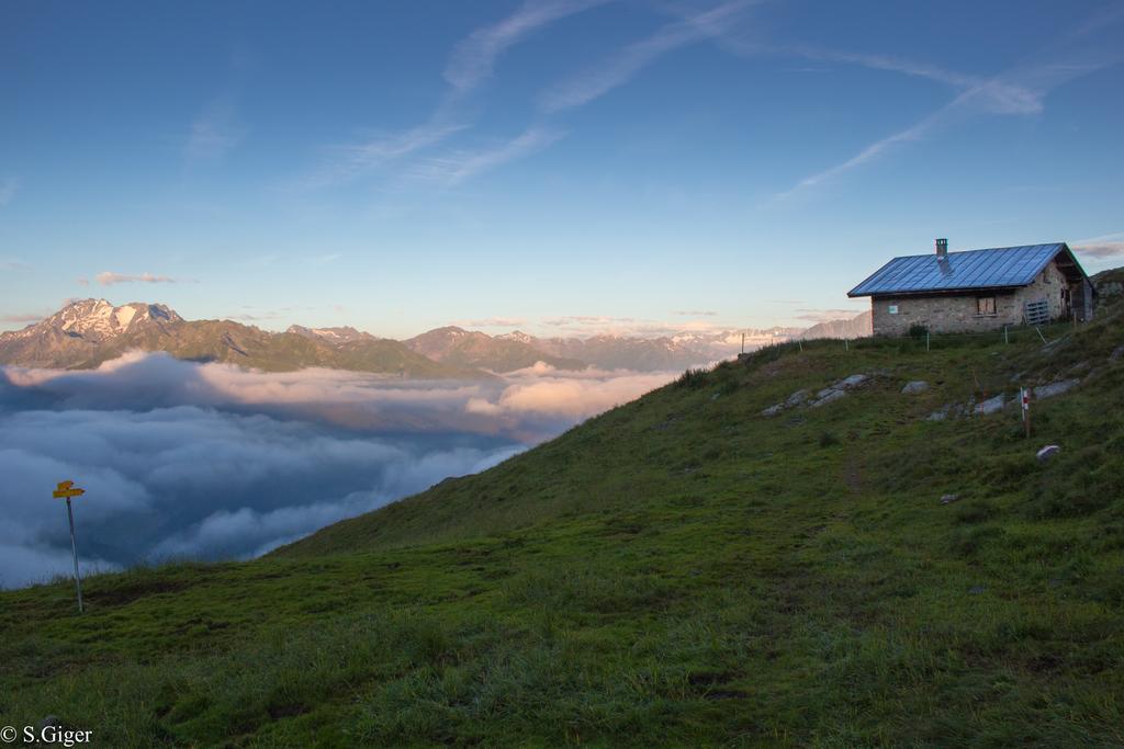 Hotel Restaurant La Furca Disentis Dış mekan fotoğraf