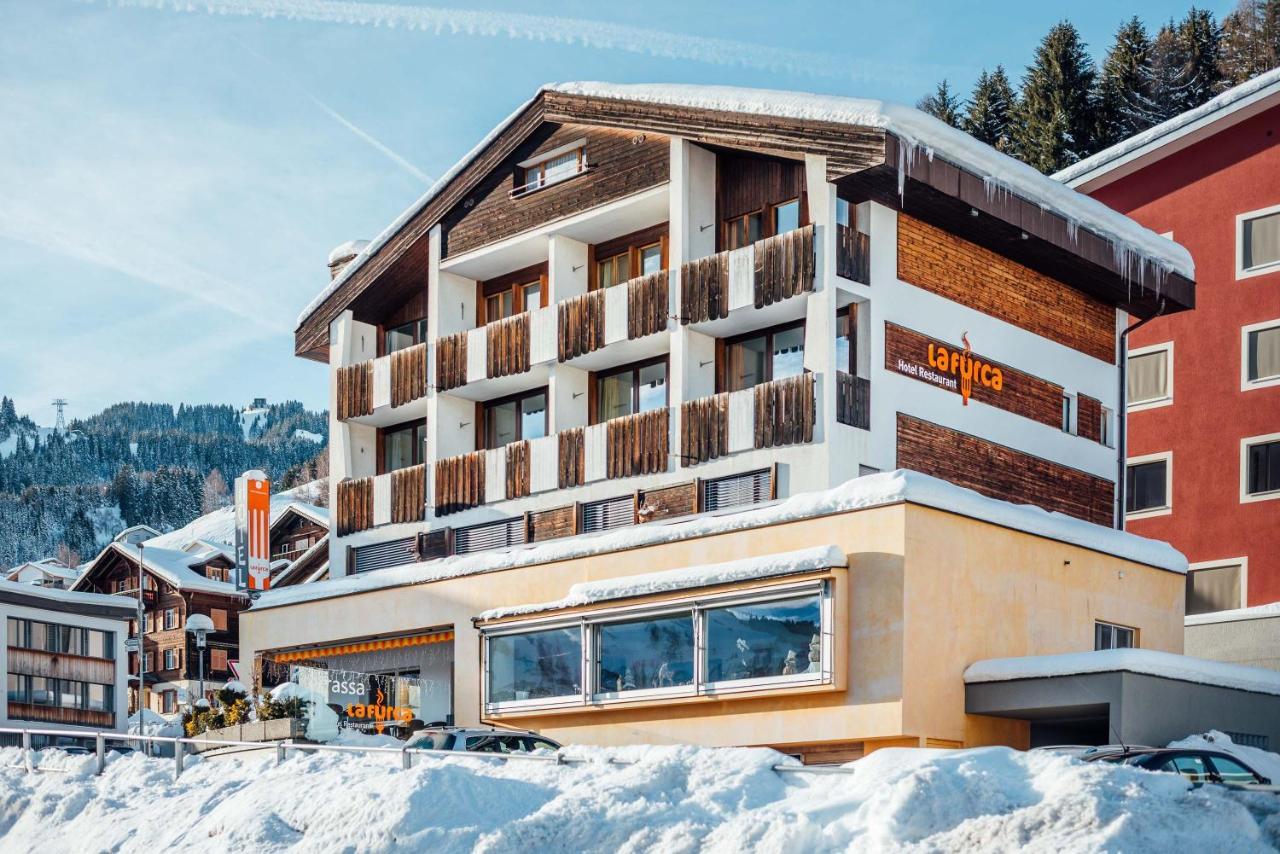 Hotel Restaurant La Furca Disentis Dış mekan fotoğraf